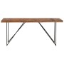 Mesa de comedor de madera maciza de acacia 180x90x76 cm de vidaXL, Mesas de cocina y de comedor - Ref: Foro24-282881, Precio:...