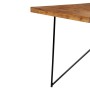 Mesa de comedor de madera maciza de acacia 180x90x76 cm de vidaXL, Mesas de cocina y de comedor - Ref: Foro24-282881, Precio:...