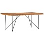 Mesa de comedor de madera maciza de acacia 180x90x76 cm de vidaXL, Mesas de cocina y de comedor - Ref: Foro24-282881, Precio:...