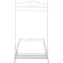 Perchero burro de ropa de acero blanco de vidaXL, Organizadores de vestidores y perchas de barra - Ref: Foro24-242999, Precio...
