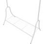Perchero burro de ropa de acero blanco de vidaXL, Organizadores de vestidores y perchas de barra - Ref: Foro24-242999, Precio...