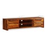 Mueble de TV madera maciza de sheesham 120x30x30 cm de vidaXL, Muebles TV - Ref: Foro24-243945, Precio: 223,09 €, Descuento: %