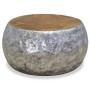 Mesa de centro aluminio teca 60x60x30 cm de vidaXL, Mesas de centro - Ref: Foro24-244549, Precio: 161,80 €, Descuento: %