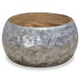 Mesa de centro aluminio teca 60x60x30 cm de vidaXL, Mesas de centro - Ref: Foro24-244549, Precio: 161,80 €, Descuento: %