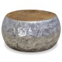 Mesa de centro aluminio teca 60x60x30 cm de vidaXL, Mesas de centro - Ref: Foro24-244549, Precio: 161,80 €, Descuento: %