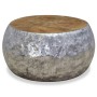 Mesa de centro aluminio teca 60x60x30 cm de vidaXL, Mesas de centro - Ref: Foro24-244549, Precio: 161,80 €, Descuento: %