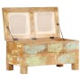 Banco de almacenamiento de madera reciclada maciza 80x40x40 cm de vidaXL, Bancos para recibidores y almacenamiento - Ref: For...
