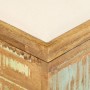 Banco de almacenamiento de madera reciclada maciza 80x40x40 cm de vidaXL, Bancos para recibidores y almacenamiento - Ref: For...