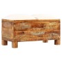 Banco de almacenamiento de madera reciclada maciza 80x40x40 cm de vidaXL, Bancos para recibidores y almacenamiento - Ref: For...