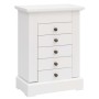 Joyero con espejo de MDF 25x13,5x34 cm de vidaXL, Soportes para joyería - Ref: Foro24-245753, Precio: 60,73 €, Descuento: %