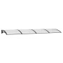 Marquesina de puerta policarbonato negro 400x100 cm de vidaXL, Toldos - Ref: Foro24-153600, Precio: 122,33 €, Descuento: %