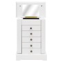 Joyero con espejo de MDF 25x13,5x34 cm de vidaXL, Soportes para joyería - Ref: Foro24-245753, Precio: 60,73 €, Descuento: %