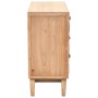 Cajonera de madera maciza de abeto 80x36x75 cm de vidaXL, Aparadores - Ref: Foro24-245778, Precio: 180,92 €, Descuento: %