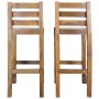Taburetes de cocina 2 unidades madera maciza reciclada de vidaXL, Taburetes de cocina - Ref: Foro24-245800, Precio: 183,53 €,...