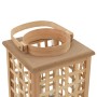 Portavelas colgante bambú natural de vidaXL, Candelabros - Ref: Foro24-246815, Precio: 43,31 €, Descuento: %