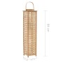 Portavelas colgante bambú natural de vidaXL, Candelabros - Ref: Foro24-246815, Precio: 43,31 €, Descuento: %