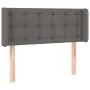 Kopfteil aus grauem Kunstleder, 103 x 16 x 78/88 cm von vidaXL, Kopf- und Fußteile - Ref: Foro24-3118856, Preis: 45,15 €, Rab...