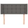 Kopfteil aus grauem Kunstleder, 103 x 16 x 78/88 cm von vidaXL, Kopf- und Fußteile - Ref: Foro24-3118856, Preis: 45,15 €, Rab...