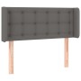Cabecero con LED cuero sintético gris 103x16x78/88 cm de vidaXL, Cabeceros y pies de cama - Ref: Foro24-3123324, Precio: 56,3...