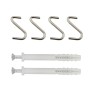 Armario microondas madera ingeniería blanco roble 60x39,6x123cm de vidaXL, Contenedores para utensilios de cocina - Ref: Foro...