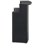 Mesa alta de jardín ratán sintético negro 120x55x110 cm de vidaXL, Mesas de jardín - Ref: Foro24-313468, Precio: 211,36 €, De...