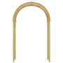 Arco de madera de pino macizo impregnado 141x97x243 cm de vidaXL, Pérgolas, arcos y enrejados de jardín - Ref: Foro24-318419,...