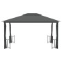 Cenador con paredes laterales y techos dobles antracita 3x4 m de vidaXL, Carpas y cenadores - Ref: Foro24-318544, Precio: 359...