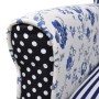 Sillón con diseño de tela diseño Patchwork de vidaXL, Sillones - Ref: Foro24-240882, Precio: 227,15 €, Descuento: %