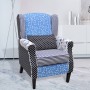 Sillón con diseño de tela diseño Patchwork de vidaXL, Sillones - Ref: Foro24-240882, Precio: 227,15 €, Descuento: %
