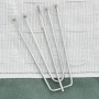 Cortina opaca con ganchos look de lino verde 290x245 cm de vidaXL, Cortinas y visillos - Ref: Foro24-321191, Precio: 43,69 €,...