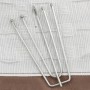 Cortinas opacas ganchos look de lino 2 pzs gris taupe 140x175cm de vidaXL, Cortinas y visillos - Ref: Foro24-321204, Precio: ...