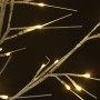 Árbol de Navidad LED blanco cálido sauce interior exterior 1,2m de vidaXL, Arboles de navidad - Ref: Foro24-328672, Precio: 3...