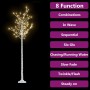 Árbol de Navidad LED blanco cálido sauce interior exterior 1,8m de vidaXL, Arboles de navidad - Ref: Foro24-328680, Precio: 3...