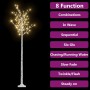Árbol de Navidad LED blanco cálido sauce interior exterior 2,2m de vidaXL, Arboles de navidad - Ref: Foro24-328684, Precio: 5...