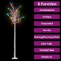 Árbol de Navidad LED de colores sauce interior y exterior 2,2 m de vidaXL, Arboles de navidad - Ref: Foro24-328687, Precio: 3...