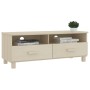 Mueble TV HAMAR madera de pino maciza marrón miel 106x40x40 cm de vidaXL, Muebles TV - Ref: Foro24-340468, Precio: 93,41 €, D...