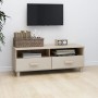 Mueble TV HAMAR madera de pino maciza marrón miel 106x40x40 cm de vidaXL, Muebles TV - Ref: Foro24-340468, Precio: 93,41 €, D...