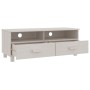 Mueble de TV HAMAR madera maciza de pino blanco 106x40x40 cm de vidaXL, Muebles TV - Ref: Foro24-340469, Precio: 93,68 €, Des...