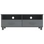 Mueble de TV HAMAR madera maciza pino gris oscuro 106x40x40 cm de vidaXL, Muebles TV - Ref: Foro24-340470, Precio: 93,51 €, D...