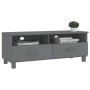 Mueble de TV HAMAR madera maciza pino gris oscuro 106x40x40 cm de vidaXL, Muebles TV - Ref: Foro24-340470, Precio: 93,51 €, D...