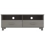 Mueble de TV HAMAR madera maciza pino gris claro 106x40x40 cm de vidaXL, Muebles TV - Ref: Foro24-340471, Precio: 93,51 €, De...