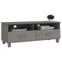 Mueble de TV HAMAR madera maciza pino gris claro 106x40x40 cm de vidaXL, Muebles TV - Ref: Foro24-340471, Precio: 93,51 €, De...