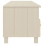 Mueble TV HAMAR madera de pino maciza marrón miel 158x40x40 cm de vidaXL, Muebles TV - Ref: Foro24-340472, Precio: 135,02 €, ...