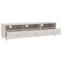 Mueble de TV HAMAR madera maciza de pino blanco 158x40x40 cm de vidaXL, Muebles TV - Ref: Foro24-340473, Precio: 111,50 €, De...