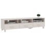 Mueble de TV HAMAR madera maciza de pino blanco 158x40x40 cm de vidaXL, Muebles TV - Ref: Foro24-340473, Precio: 111,50 €, De...