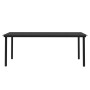 Juego de comedor de jardín 9 piezas con cojines negro en Conjuntos de jardín | Comprar online en Foru.es