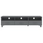 Mueble de TV HAMAR madera maciza pino gris oscuro 158x40x40 cm de vidaXL, Muebles TV - Ref: Foro24-340474, Precio: 111,74 €, ...