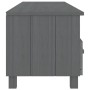 Mueble de TV HAMAR madera maciza pino gris oscuro 158x40x40 cm de vidaXL, Muebles TV - Ref: Foro24-340474, Precio: 111,74 €, ...