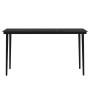 Juego de comedor de jardín 7 piezas con cojines negro en Conjuntos de jardín | Comprar online en Foru.es