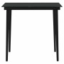 Juego de comedor de jardín 5 piezas con cojines negro en Conjuntos de jardín | Comprar online en Foru.es